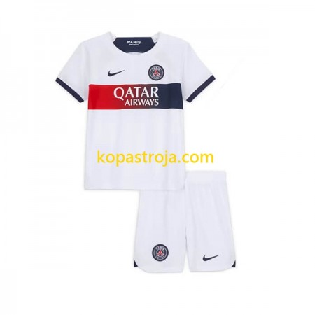 Billiga Fotbollströjor Paris Saint-Germain Barn Borta tröja 2023/24 Kortärmad